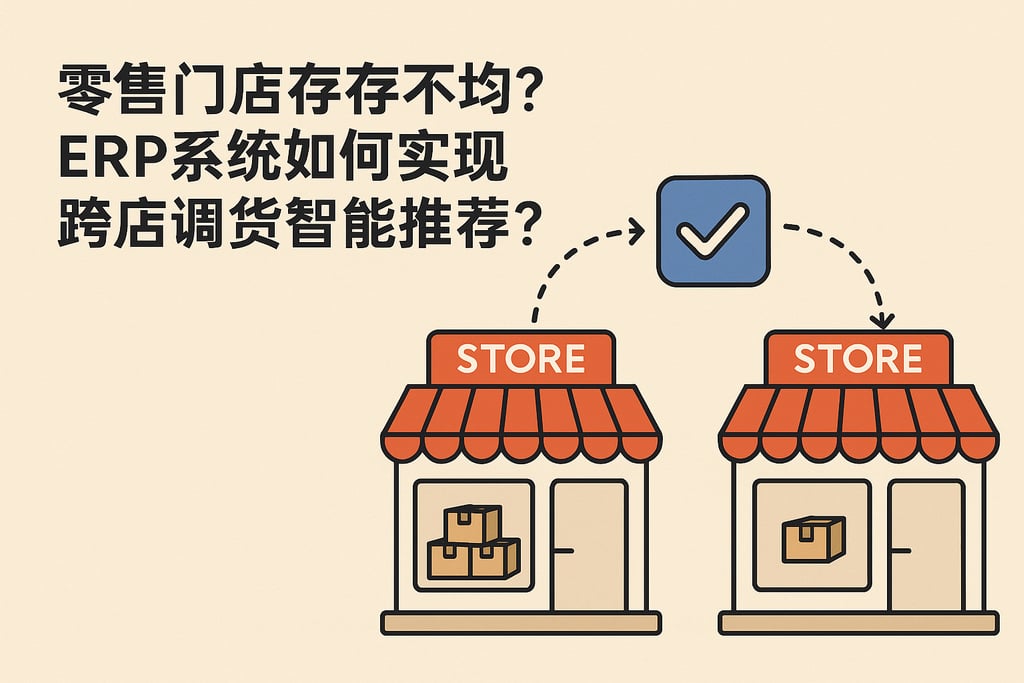 零售门店库存不均？ERP 系统如何实现跨店调货智能推荐？
